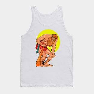 Sad and lonely prehistoric giant Tank Top